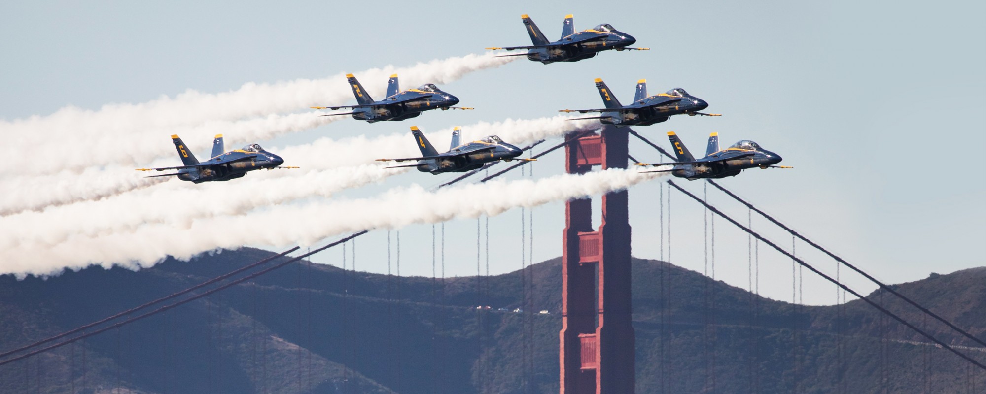 six fighter jets