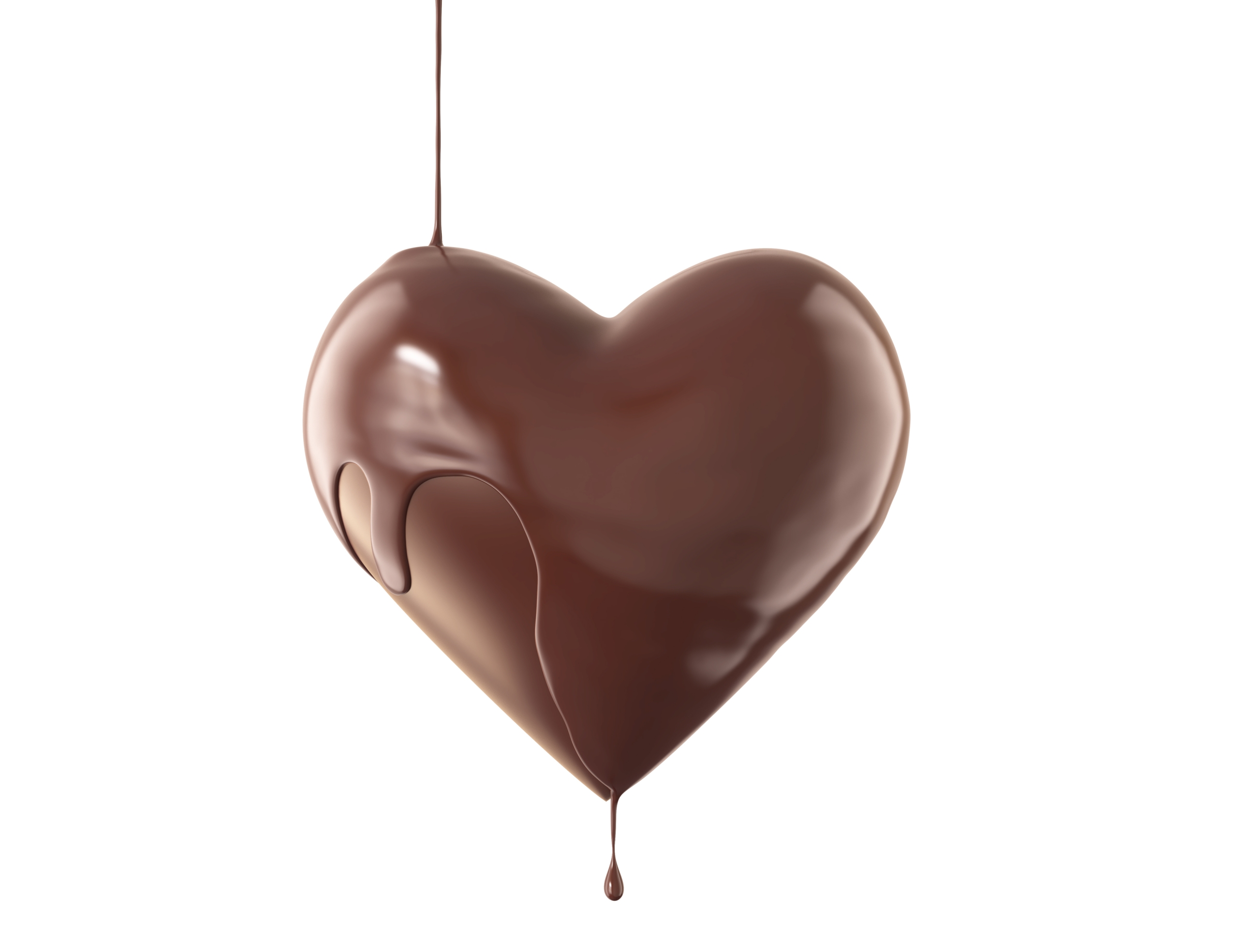 chocolate heart valentines day